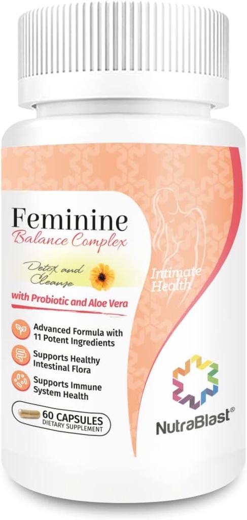 Kompleks Keseimbangan Feminin (60 Kapsul) adalah 124; Detoks Vaginal & Cleanse Progories 124; Pasokan Intestinal Sehat Flora & Ammune Fungsi 124; Lanjutan Formula dengan 11 Semua Ingreasi Natural