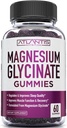Atlantis Nutrition Magnesium Glycinate Gummies 700mg - Vegan Magnesium Glycinate untuk Anak & Dewasa - Dukungan Otot & Enhanced Tidur - Grape Flavor Lezat - untuk Whole Family - 60 Count