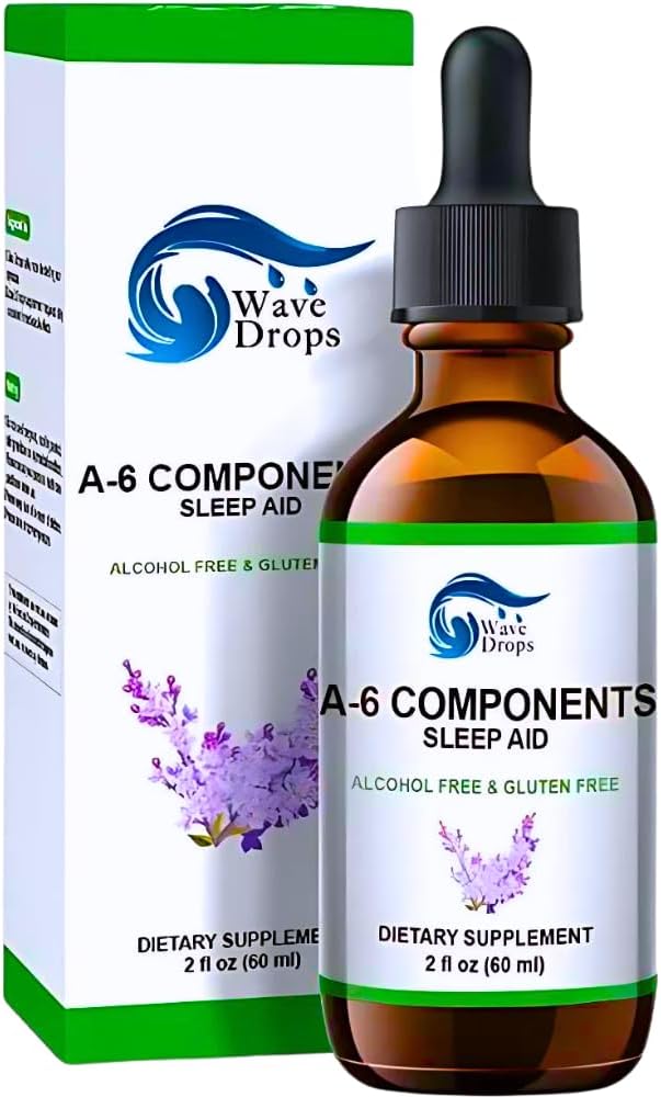 "Sleep Aid Drops Special Formula with Valerian Root, Melonalin, Chamomile, Lavender, Rhodiola Rose, and Vitamin B6 Sleep Support