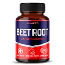 Beet Root Capsules with Ashwagandha - Dukung Energi, Endurance & Performance - 90 Cacah (Pack of 1)
