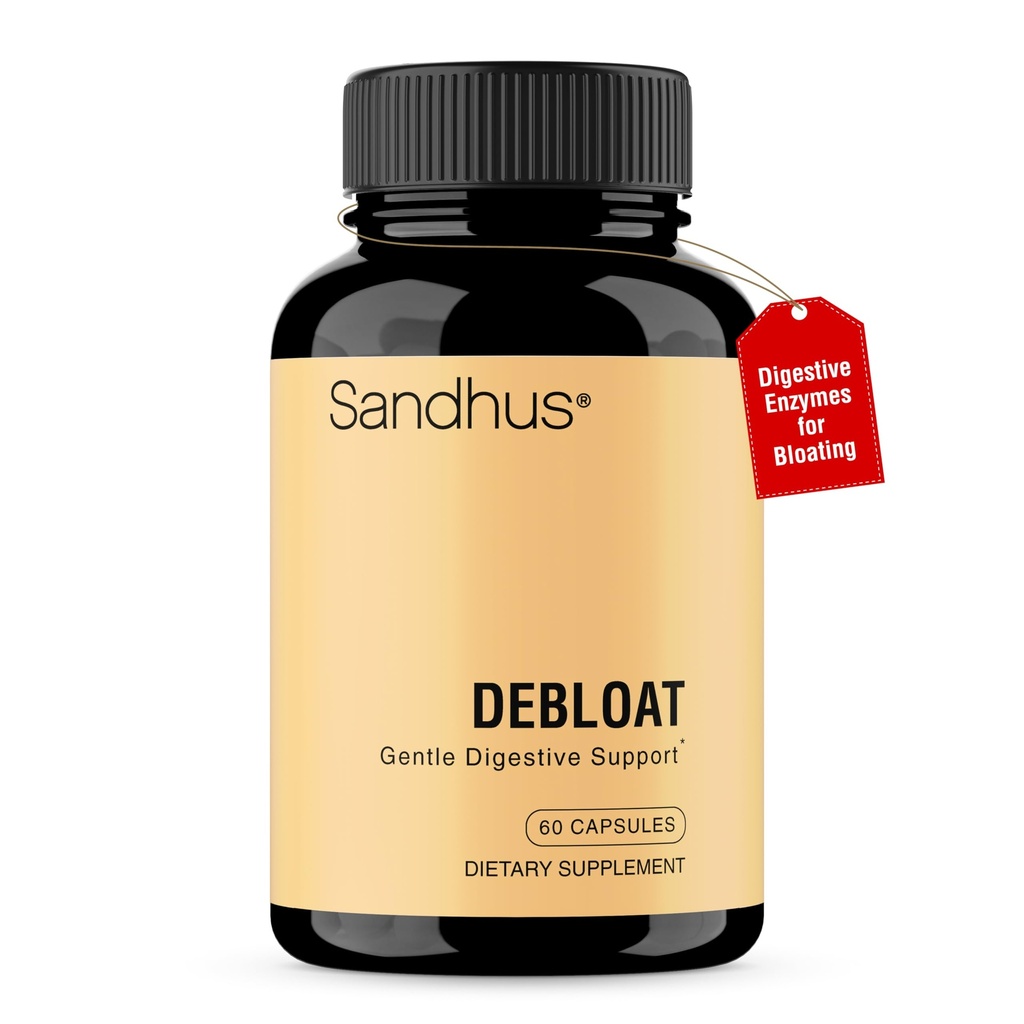 Debloat Debloat Digetical Enzymes Capsules 124; Membantu Ease Bloating and Water Retention 124; Multil- Enzyme Complex Dengan Ginger, Dandelion & Fennel & 124; Fast Acting Support for Women & Men & Men 124; 60 Count