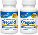 NORTH AMERICAN HERB & SPIICE Oreganol P73 - Pack of 2, 120 Softgels - Tidak diproses, Vegan-Friendly Oregano - Mediterania Sumber - Non-GMO - 240 Total Servings