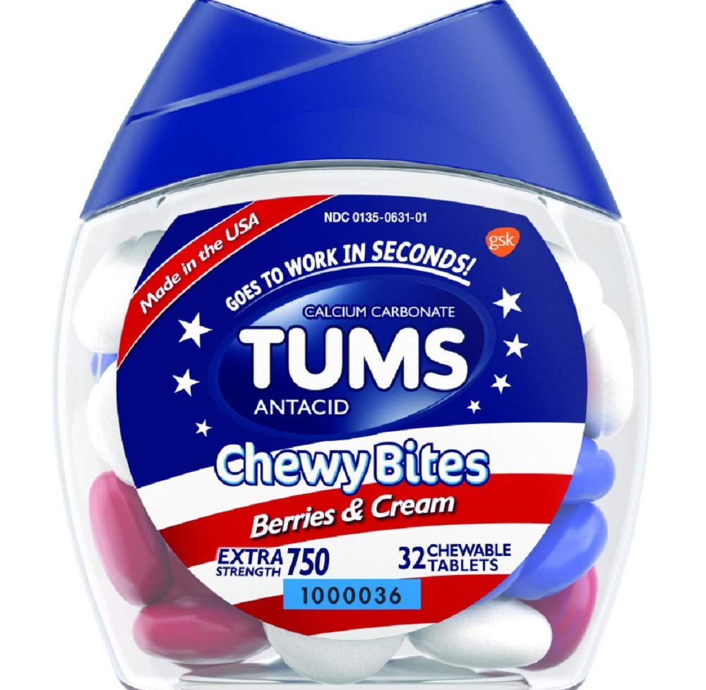 TUMS Chewy Bites berry & Cream - 32 Count