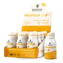 BEE dan Anda Imune Dukungan 100% Natural Propolis Shot Suplemen, Antioksidants, Vitamin C, VIT D3, Zinc, Orange Juice, Raw Honey, 1.69 fm. oz x 12 Botol