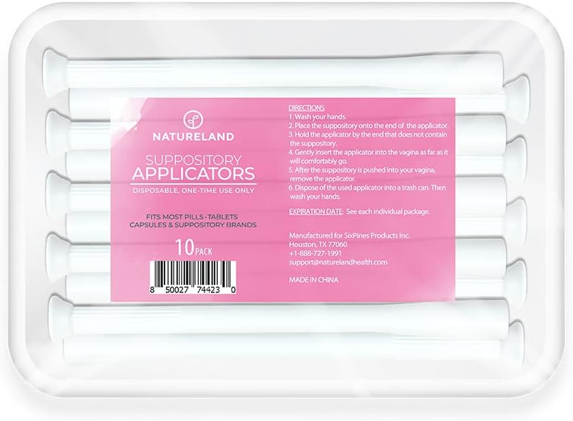 Aplikasi Supposisi Vaginal bagi Perempuan, Alat Auxiliary Tip Lembut untuk Pil, dan PH Balance Apportation, Dibungkus secara individual (Aplikasi Tip Besar)