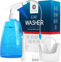 Kit Pembersih Telinga Kelas Medi Termasuk Botol Pembersih Ear, Basin dengan Tip Quad- Stream
