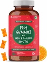 Suplemen Kavir PCOS untuk Perempuan dengan 40: 1 Rasio Myo & D Chiro Inositol Dibentuk dengan PCOS Vitamin & Minamins - Orange Flavour - 60 Veg Gummies