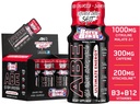 Semua Black Everything Energy Shots 124; 12 Pack 124; 300mg Caffeine 124; Berry Blast 14; Zero Sugar 14; Energy Focus Supplemen 124; Nootropic Blend for Gym or Work