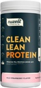 Nuzest - Pea Protein Powder - Clean Lean Protein, Premium Vegan Plant Based Protein Powder, Dairy Free, Gluten Free, GMO Bebas, Diweetened, Wild Strawberry, 40 lb, 2.2 lb