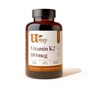 Utzy altruals Vitamin K2 124; 180 mcg of MenaQ7 Form of K2 Average 124; Made in USA 12.4; 60 Capsules
