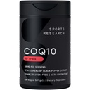 Riset Olahraga CoQ10 (100mg) Enhanced w / Coconut Oil & Bioperine (Black Pepper) for Better Absorpsi 124; Vegan Certified, Non-GMO Verified (120 Veggie Softgels)