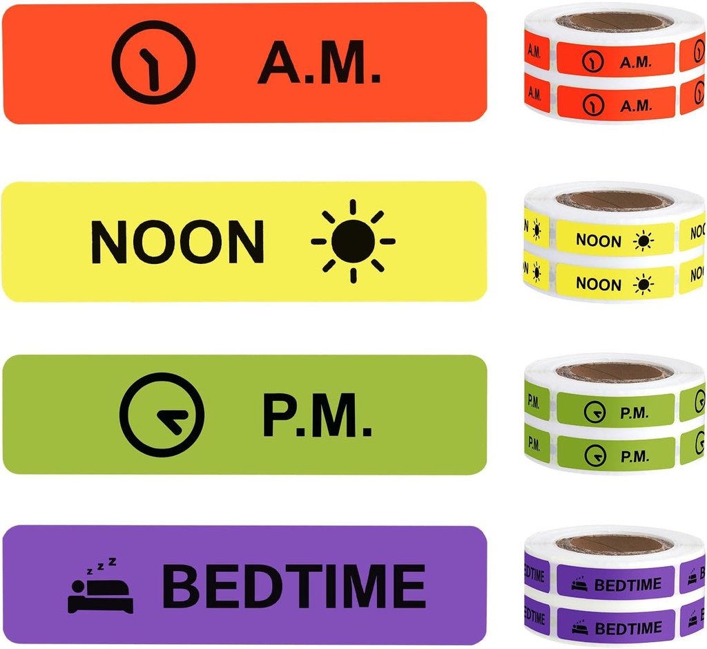 Stiker Obat Instruksi Obat (500 per Roll 4 Pack)
