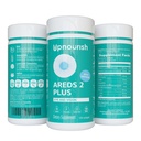 UpNfeating AREDS 2 Plus Eye Vitamin Suplemen, AREDS 2 Zinc Free Formula dengan Lutein, Dalxanthin, Saffron, Astaxanthin & DHA - 120 softgeels