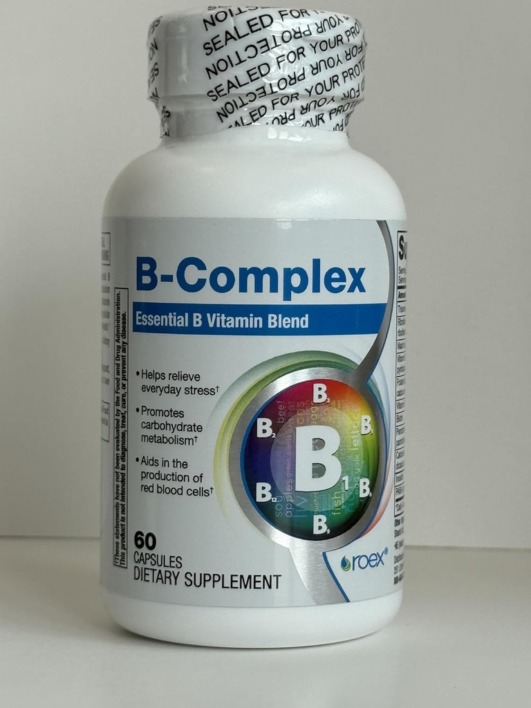 Roex Vitamin 14; B-Complex 124; 8 B Vitamins 124; Gaya Biologis Aktif 124; Otak & Hati Kesehatan 12.4; Sel Energi Metabolisme 124; Dukungan Ammune 124; Cacah Ammune