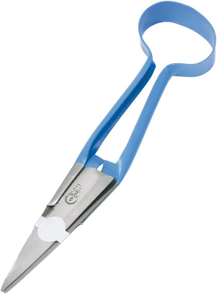 Bent Hand Shear for Wool Sheep & Live- 5.5 "Blade / Biru
