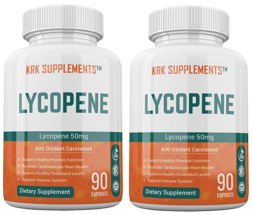 2 Botol Lycopene 50mg 180 Total Kapsul