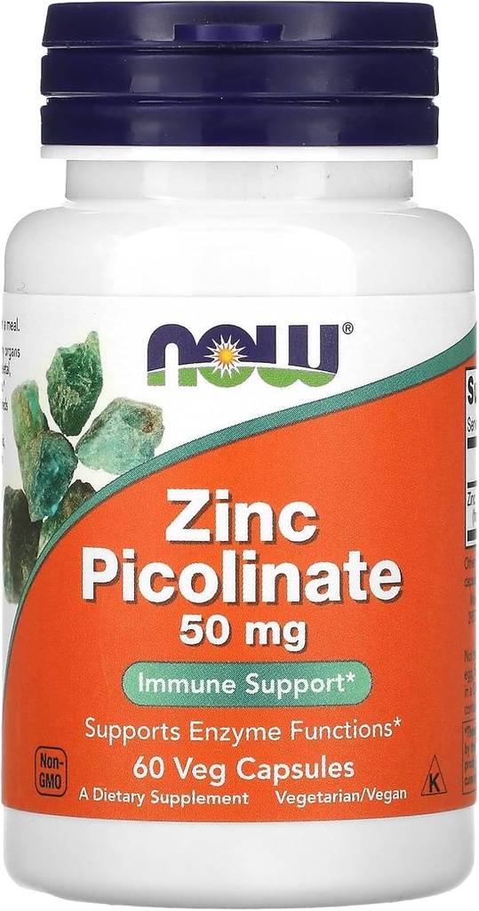 Sekarang Foods Zinc Picolinate 50mg 60 Capsules