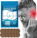 Patch Relief Tinnitus, Relief Titif Natural Herbal Tinnitus Treatment Ear Patch, for Ear Ringing, Ear Pain, Relief Loss and Protect Ear Health, 12Pcs (1 Pack)