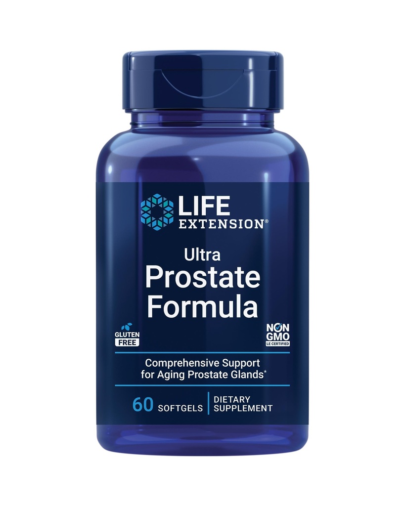 Ekstensi Hidup Curcumin Turmeric & Ultra Prostate Formula dengan Saw Palmetto, 60 Capsules & 60 Softgels Bundle