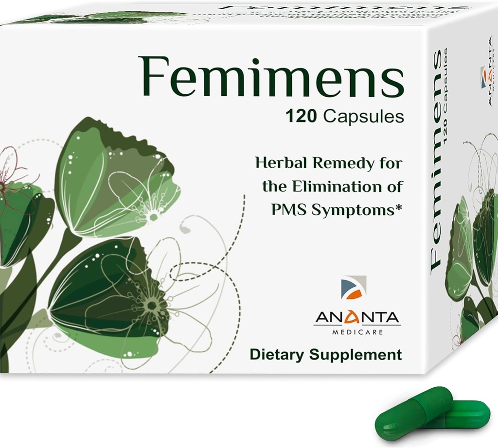 FEMIMEN Ananta Medicare - Herbal Suplemen untuk Wellness & Siklus Dukungan - 120 Capsules
