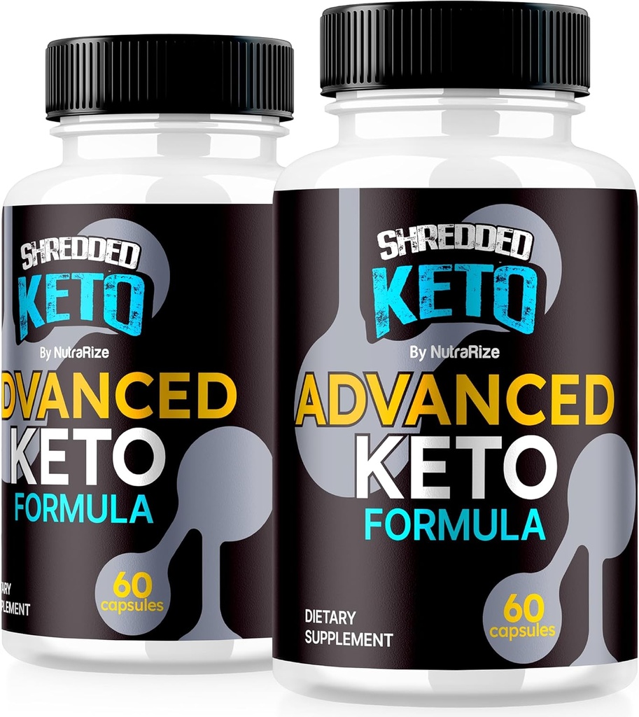 (2 Kemas) Serpihan Pil Keto, Premium Keto Shred Wheight Loss Kapsules, Semua Keto Natural Support Fitness and Body Goals, Review ShreddedKeto Resmi (120 Capsules)