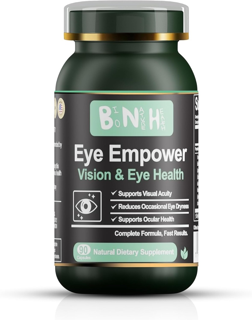 Empower Eye - Blue Light - Blurry Vision - Protection for Dry Irroited Itchy Eyes - Floaters