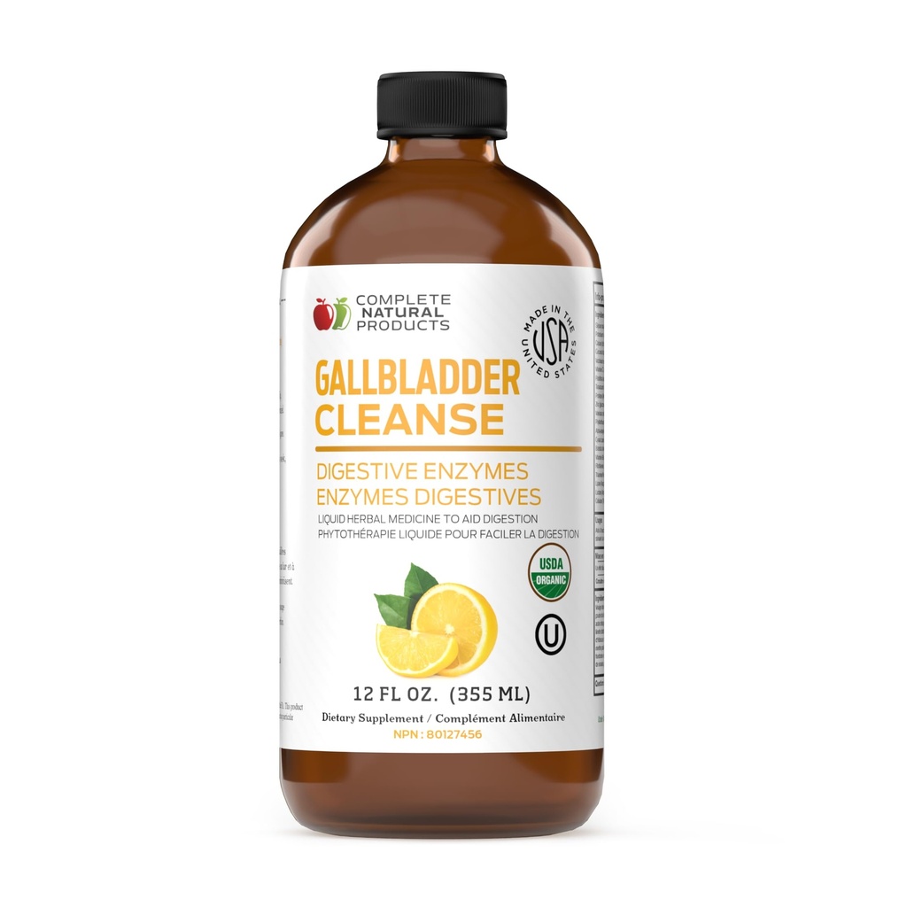 Lengkap Suplemen Liquid untuk Penopang kandung empedu, Liver Cleanse, dan Digetical Health dengan Apple Cider Vinegar, Turmeric, Beet, Enzymes Digetical, Milk Thioble - 12oz