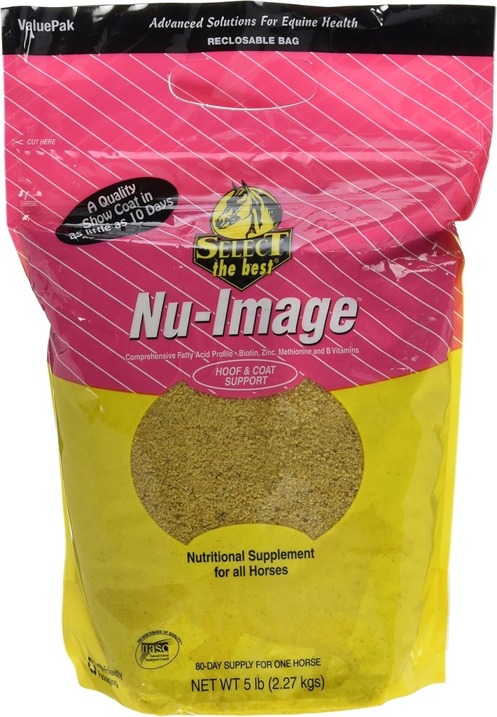 RICHDEL 78429040502 NUD Hoof & Coat Dukungan untuk Kuda, 5 lb