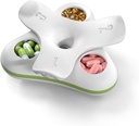 Daily Pill Box Organizer 3 Kali sehari, Perjalanan Kasus Pil Kecil, 3 Kompartemen Kontainer Pill, Portable Pill Holder untuk Vitamin, Obat, Suplemen, Minyak Ikan, Putih