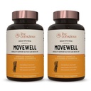 MoveWell oleh Glucosamine Glucosamine Chondroitin dengan MSM, Hyaluronic Acid, dan Tambahan 124; Suplemen Kesehatan Gabungan (2- Pack)
