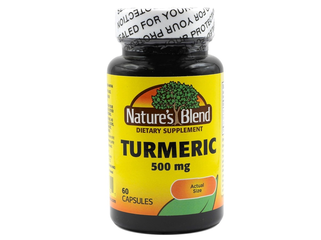 Nature 's Blend Turmeric 500 mg 60 Capsules