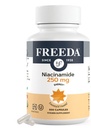 Freeda Niacinamide - Vitamin B3 Niacinamide 250 mg - Vegetarian No Flush Niasin Formula - B3 Vitamin Niacinamide Supplemen - Niacin Flush Free Niacinin Suplemen Vitamin B3 Nicotinamide, 500 Capsules