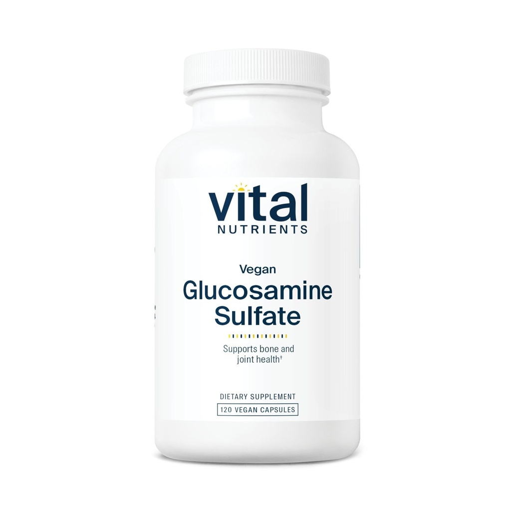 Visi Nutrients Vegan Glucosamin Sulfate 750mg 124; Cartilary Heal, Mobility, dan Gabungan Supplemen 124; Sumber Vegetable dari Glucosamin 124; Gluten, Dairy, Soy Free 124; Non-GMO 124; 60 Capsules