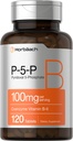 Horbäach P5P Aktivated Vitamin B6 100mg 124; 120 Tablet 144; Vegetarian Suplemen, Non-GMO, Gluten Free 124; Pyridoxal 5 Pfosfat 124; Koenzim B6