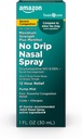 Kepedulian Dasar Tidak Ada Drip Prasing 12 Hour Decongestant Pompa Mist, Steroid Bebas, Maksimum Kekuatan Plus Menthol 1 fl oz (Paket 1)