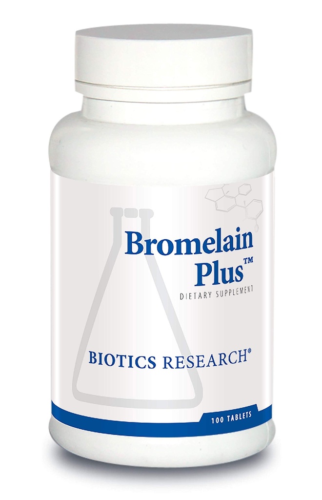 Riset Biotika Bromelain Plus Laktosa Free Dairy Free Digeaty Dukungan, Dukungan Digetisy Bebas Biotik, Dukungan Kesehatan dan Balanced Physiological Pathways, Relaxation dan Comfort, Bromelain 2500 MCU g, Papain 100 Tablet