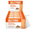 Protein anti peluru Crisp Bars, Peanut Butter Chocolate Chip, 12 Pack, Protein Tinggi, Gula Rendah
