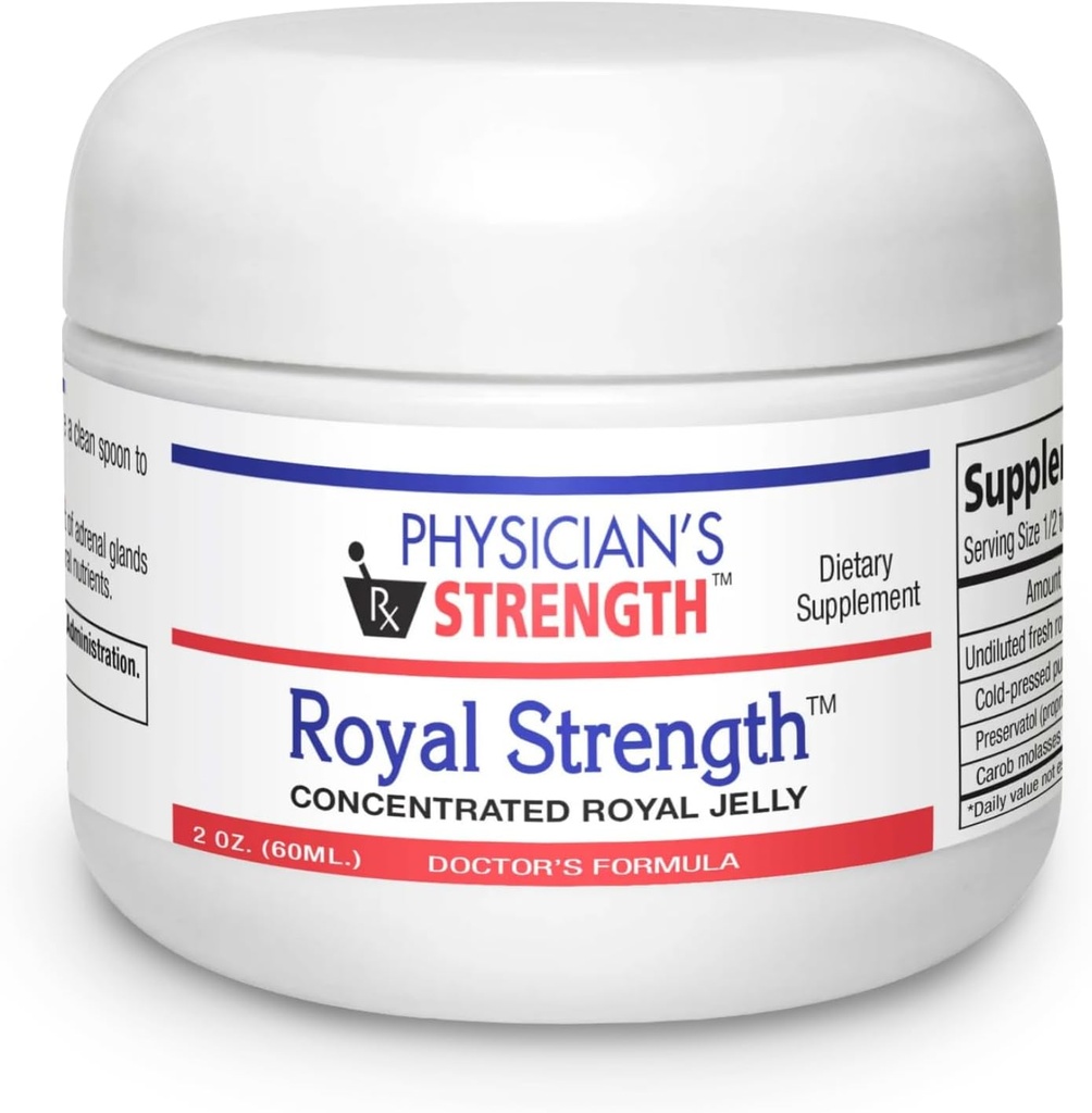 Kekuatan Kerajaan Dokter - 60 mL - Segar Royal Jelly dengan Minyak Benih Pumpkin Austria - Energi dan Adrenal Dukungan