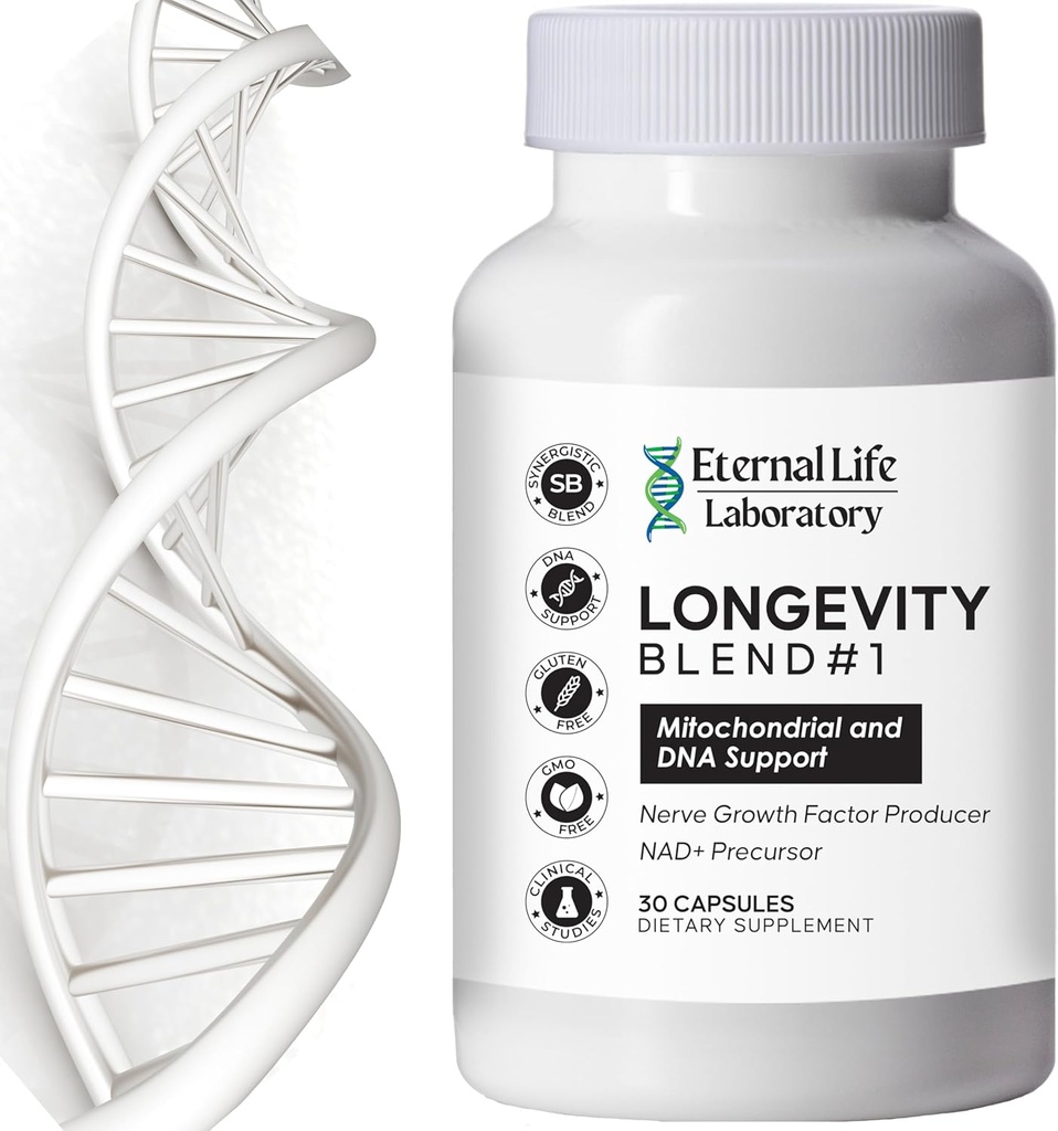 NAD + Tambahan dengan CoQ10 200mg, PQQ, Nicotinamide Riboside, Shilajit untuk Anti Aging Skin & Cell Vitalitas Kembang Panjang # 1 Dibuat dengan Himalaya Shilajit dan NAD - 30 Vevgie Capsules