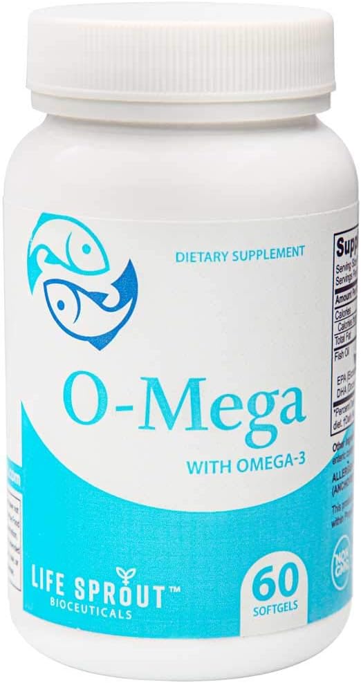 O-Mega dengan EPA / DHA Entertaic Omega- 3 Acids Gendut - 60 Capsules