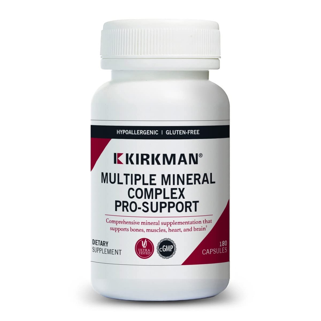 Kirkman Multiple Mineral Complex Propport - hypoallergenic 124; 180 Vegetarian Capsules 126; Minemary