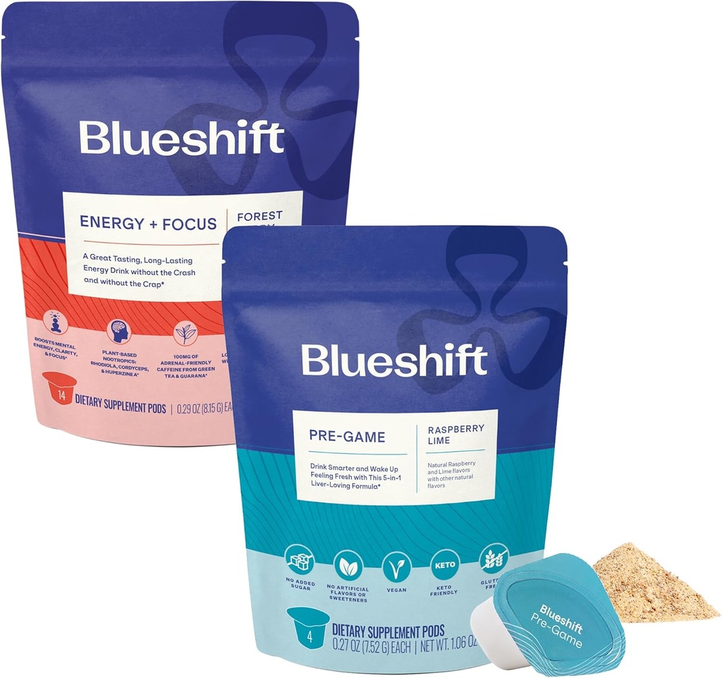 Blusperft Energy + Focus 14 Pack and Pre-Game 14 Pack Bundle