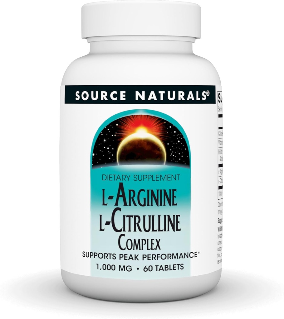 Sumber L-Arginine L- Citrulline Kompleks 1000mg Estical Amino Tambahan - 60 tablet
