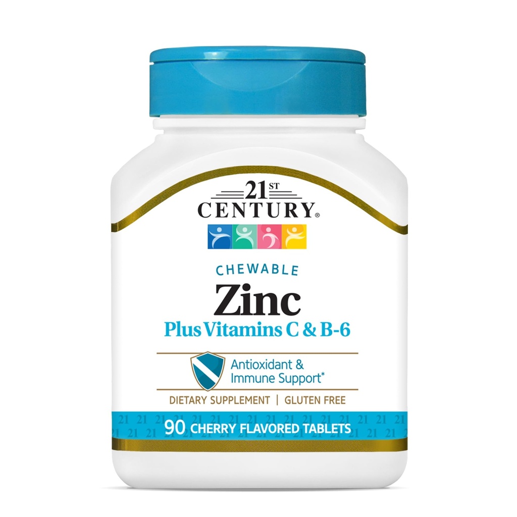 Abad 21 Zinc Chewable Witc & B6 - Cherry, 90 Cacah