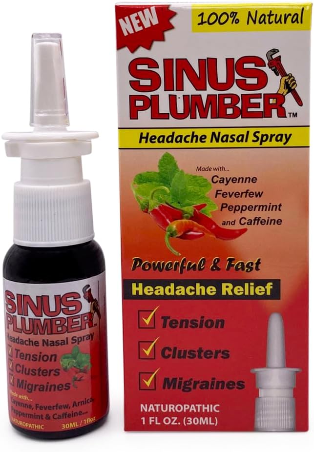 Sinus Plumber Headache Nasal Spray - Headache Formula