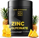 Zinc Glycinate Gummies for Orang Dewasa 124; Zinc Suplemen 50 mg 124; Pendukung Kesehatan Ammune 124; Metabolisme 124; Skin Care Suplemen 124; Non-GMO 124; GMO-Gluten- Free 124; Natural Pineapple Flavor 124; oleh New Elements