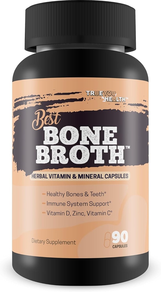 "Best Bone Broth Kapsules" - "Bone Health" Suplemen "-" Bone Broth Powder Alternative Capsules "