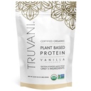 Truvani Vegan Pea Protein Powder 124; Vanilla 124; 20g Organic Plant Based Protein Per Serving 124; 20 Servings