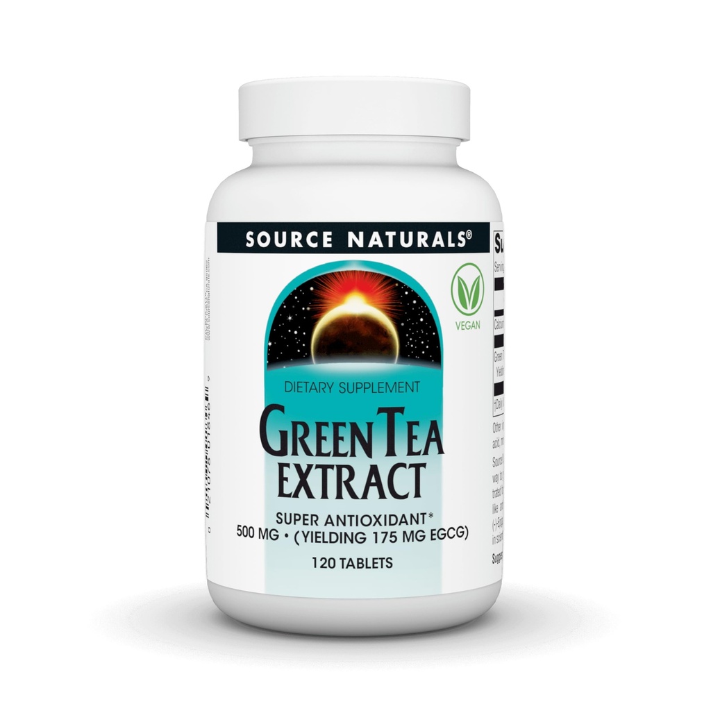 Sumber Tea Hijau Ekstrak 500 mg Super Antioksidant - 120 Tablet