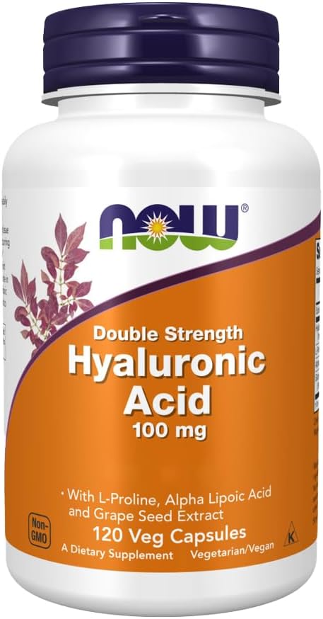 SEKARANG Hyaluronic Acid 100mg, 120 Veg Capsules